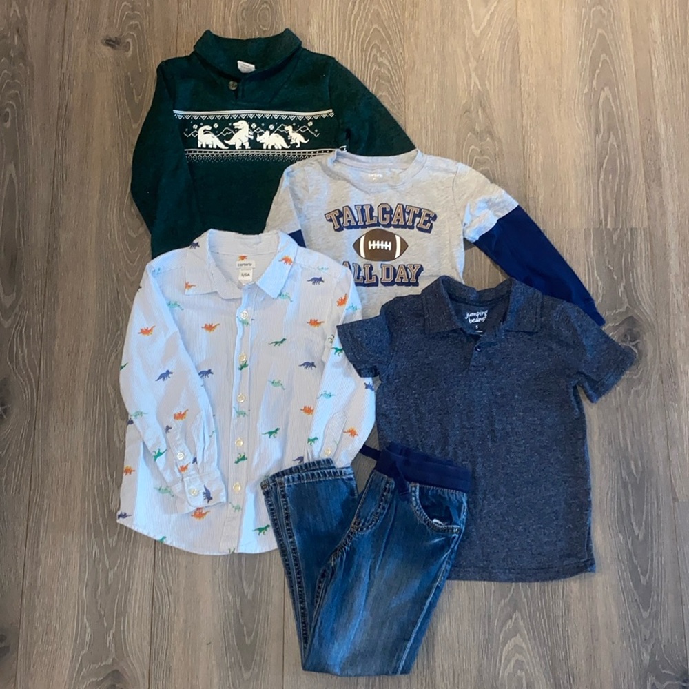 Bundle of 5 boys clothes